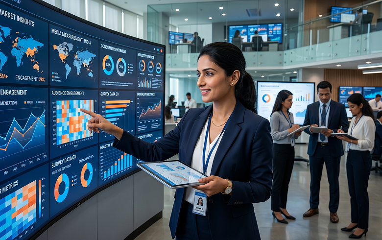 How a market research giant built a digital footprint, enhanced brand recall and became a thought leader in the Indian media